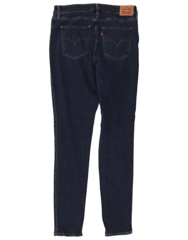 Levi's Damen 721 High Rise Skinny Jeans W31 L32 Marineblaue Baumwolle