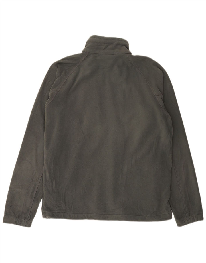 Columbia Mens Fleece Jacket UK 38 Medium Grey Polyester
