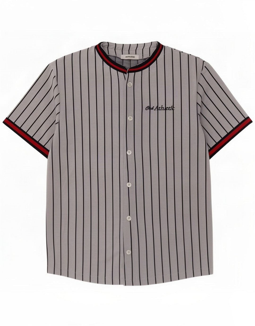 Jack & Jones Chemise à manches courtes pour homme Petit gris rayé Polyester