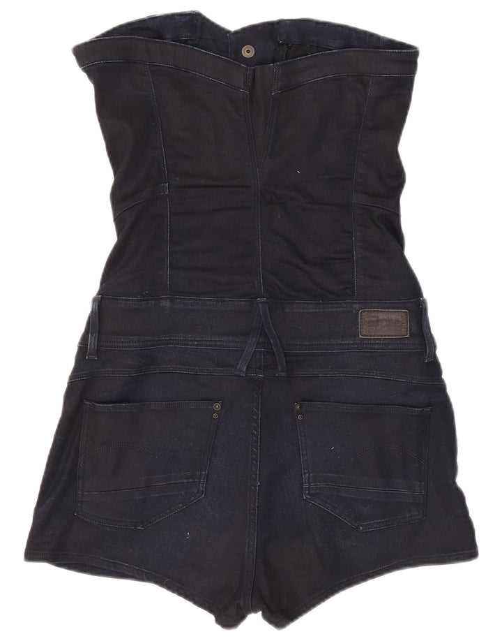 G-Star Damen Trägerloser Playsuit UK 12 Medium Marineblau Lyocell