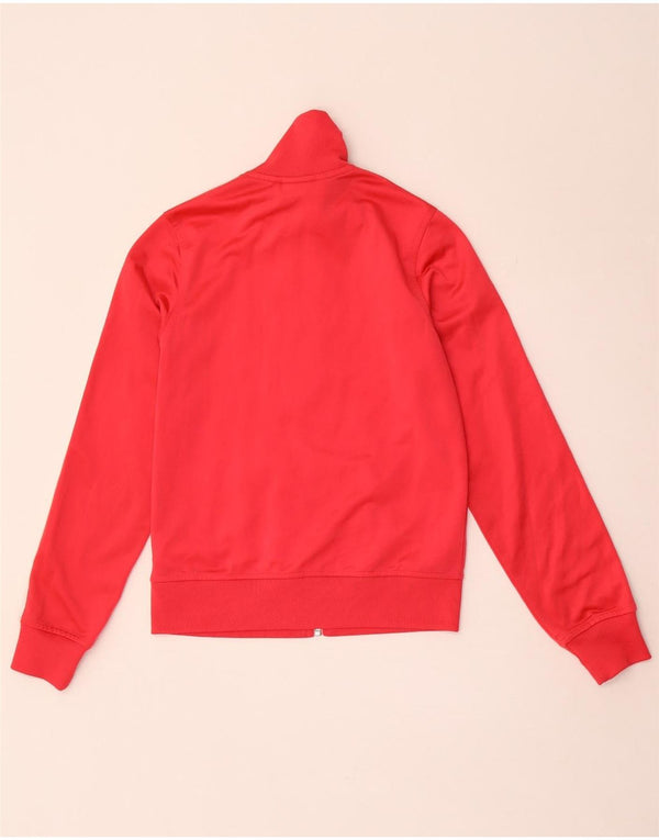 Adidas træningsdragt topjakke til kvinder UK 10 Lille rød polyester