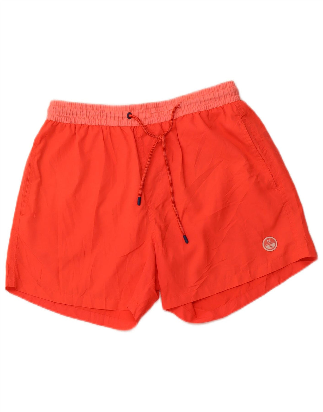 NORTH SAILS Mens Swimming Shorts Small  Orange Polyester