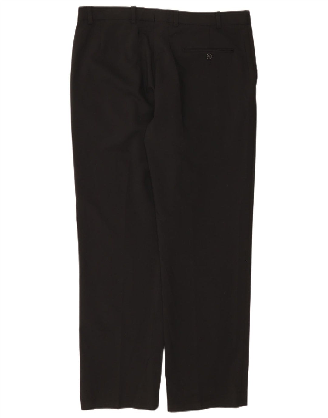 Marks & Spencer Mens Autograph Straight Suit Trousers W36 L31 Black