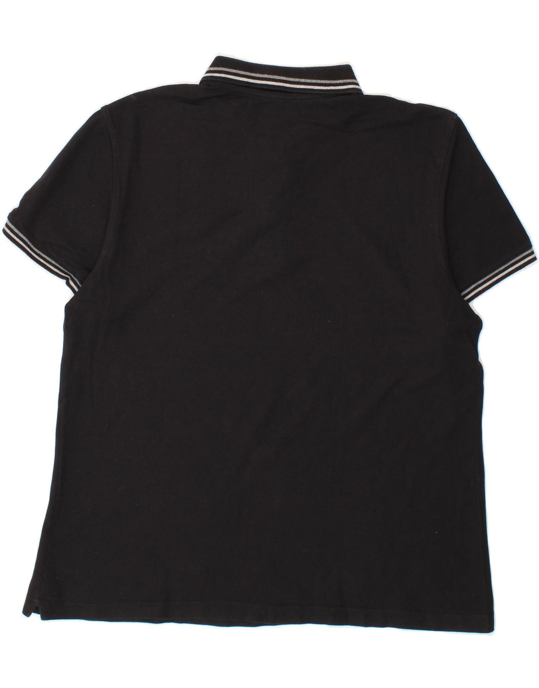 LOTTO Mens Polo Shirt XL Black Vintage Lotto and Second-Hand Lotto from Messina Hembry 