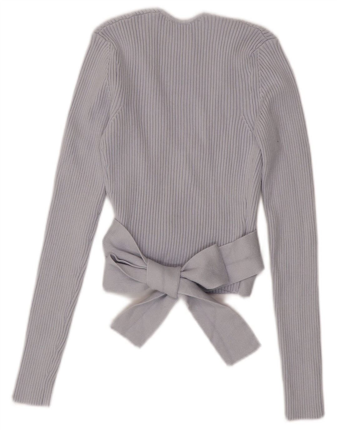 Zara Womens Crop Wrap Cardigan Top UK 8 Small Blue