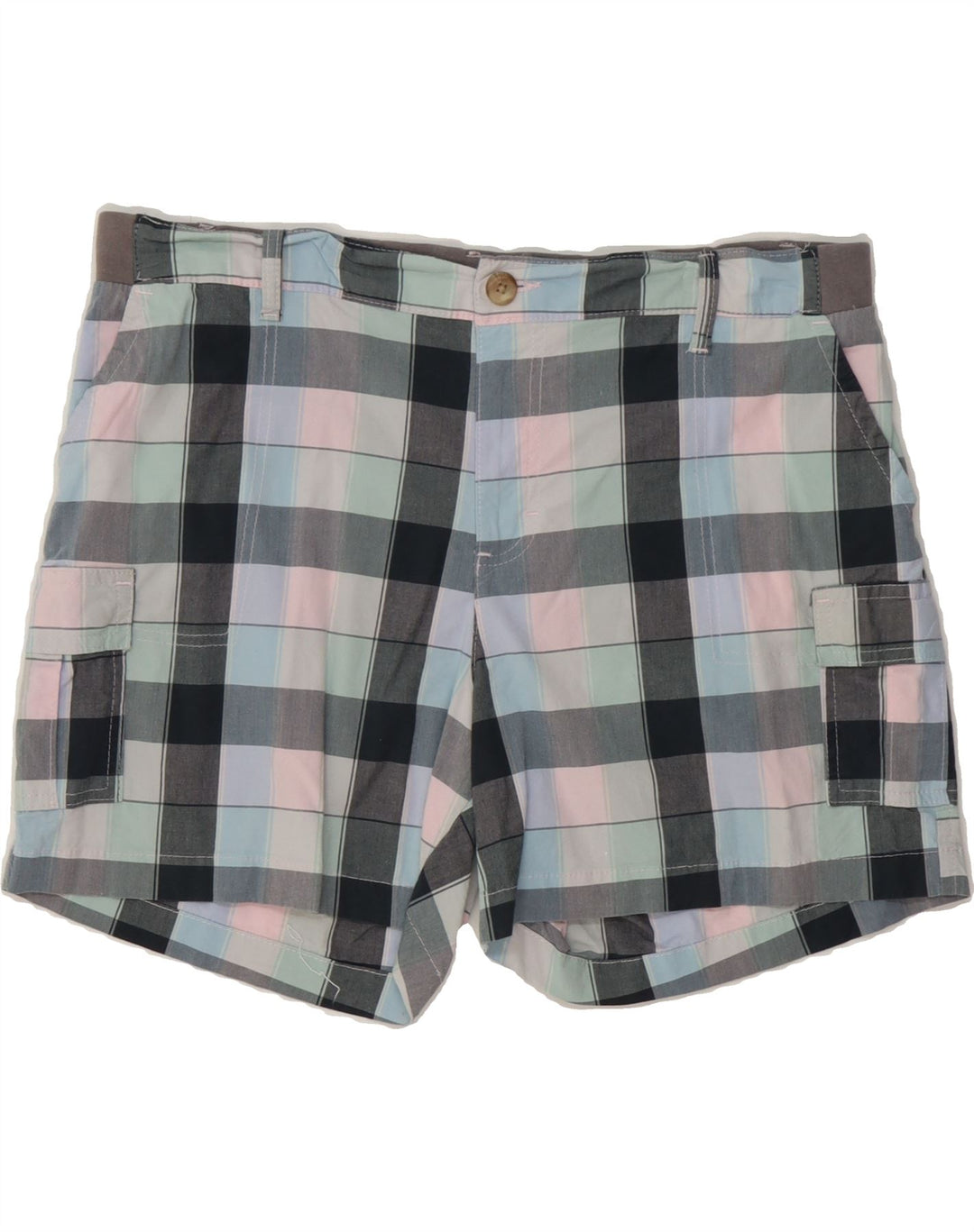 LEE Womens Cargo Shorts US 16 2XL W38 Multicoloured Check Cotton Vintage Lee and Second-Hand Lee from Messina Hembry 