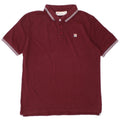 Fila Herren-Poloshirt, große kastanienbraune Baumwolle