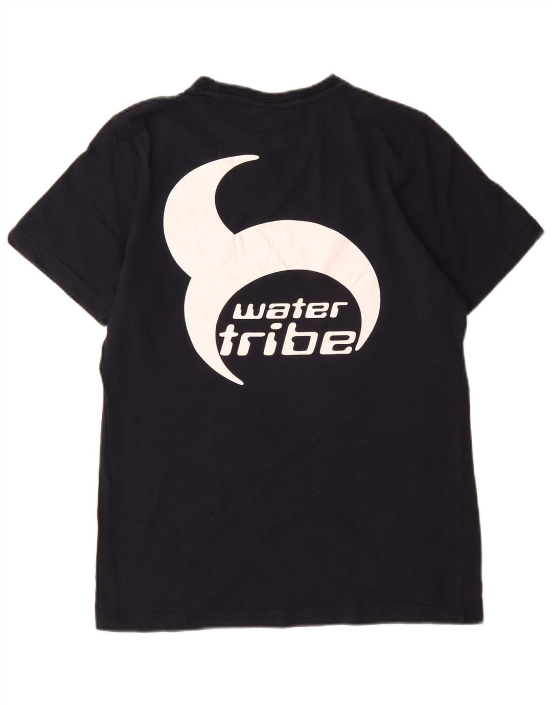 Slam Mens Graphic T-Shirt Top Medium Navy Blue Cotton
