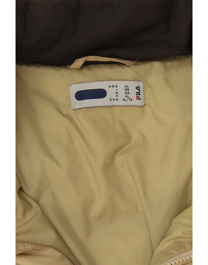 Giacca imbottita da uomo Fila UK 42 XL Poliestere beige