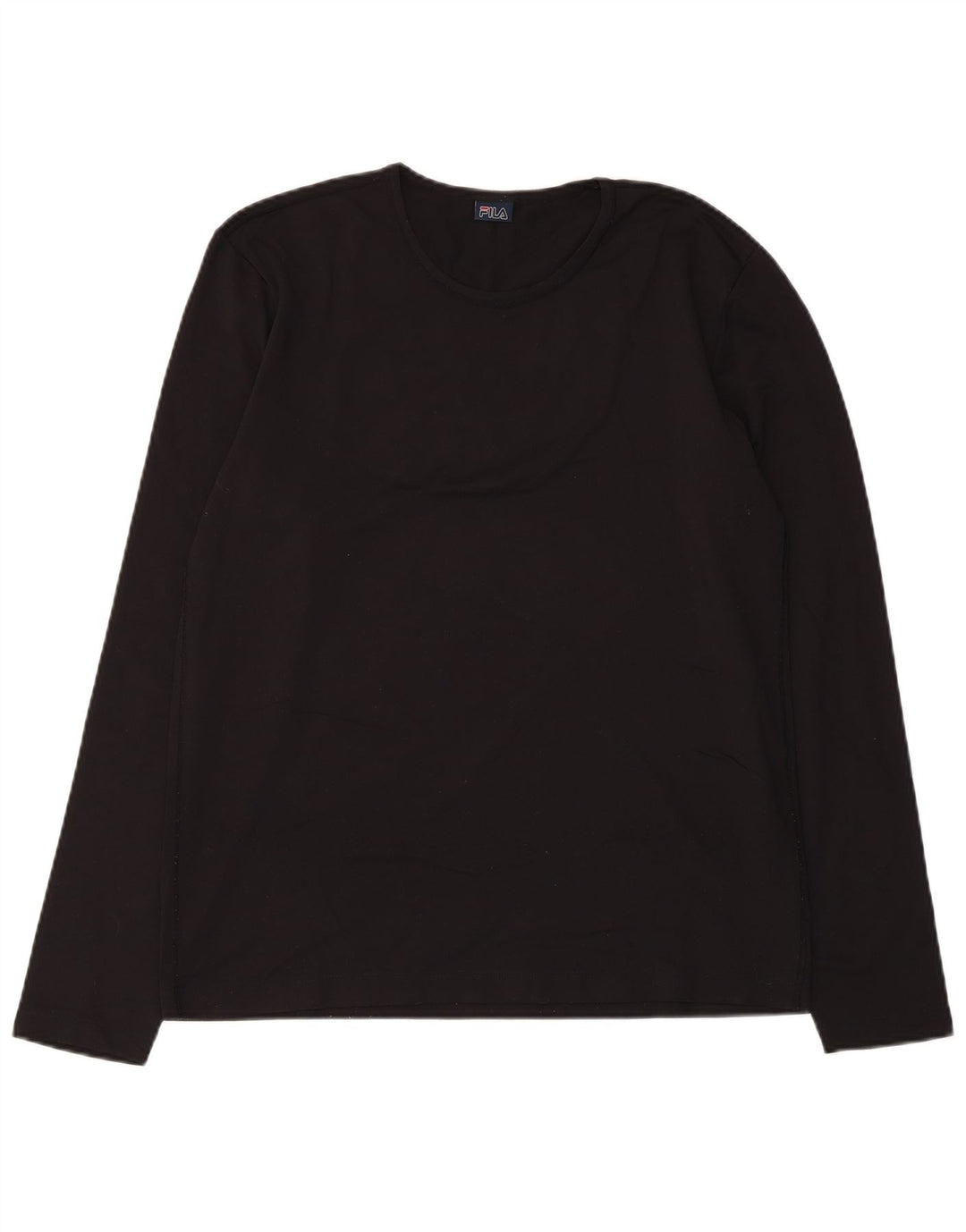 FILA Mens Top Long Sleeve Medium Black