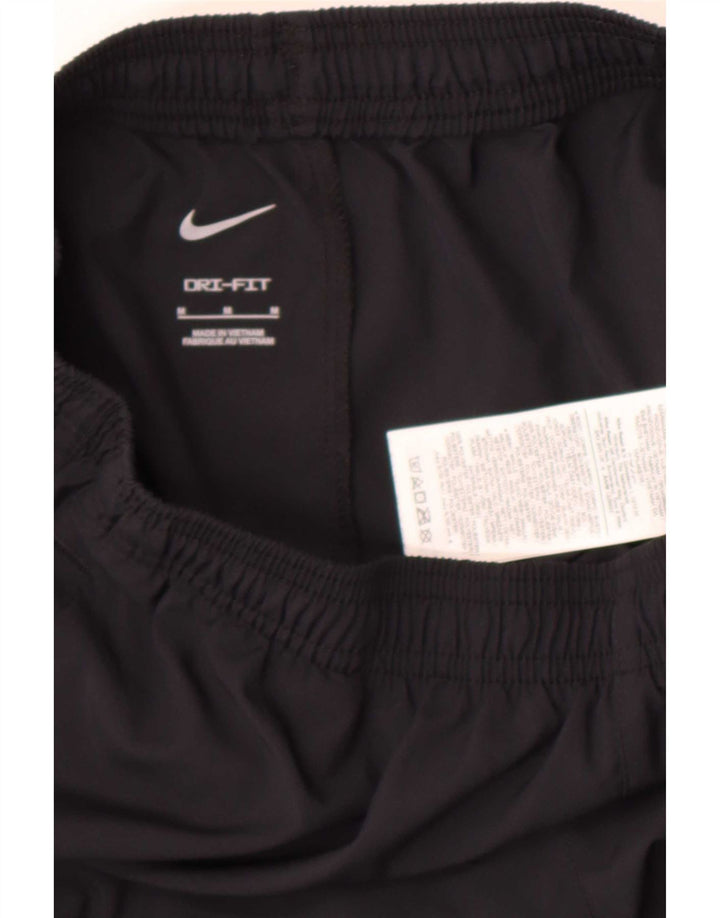 Nike Damen Dri Fit Trainingshose UK 14 Medium Schwarz Polyester