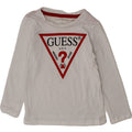 GUESS Baby Boys Graphic Top Long Sleeve 18-24 Months White Vintage Guess and Second-Hand Guess from Messina Hembry 