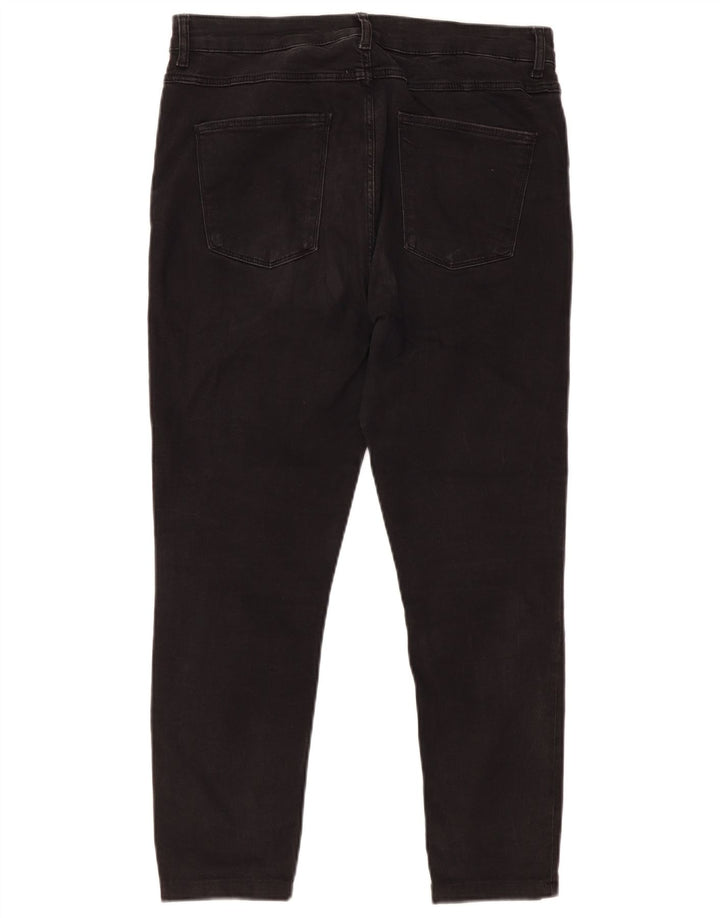 Zara Damen Slim Jeans EU 44 XL W34 L24 Schwarz