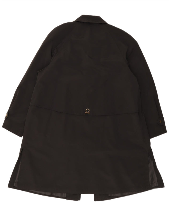 Hamells Womens Loose Fit Overcoat UK 12 Medium Black Polyester Classic