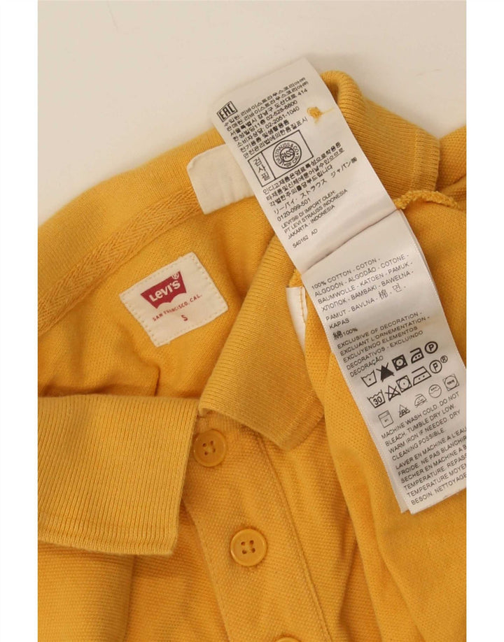 Levi's herre poloshirt lille gul bomuld