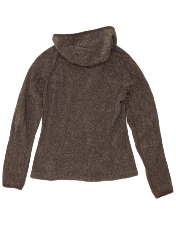 The North Face Womens Hooded Tracksuit Top Jacket UK 10 Small Grey