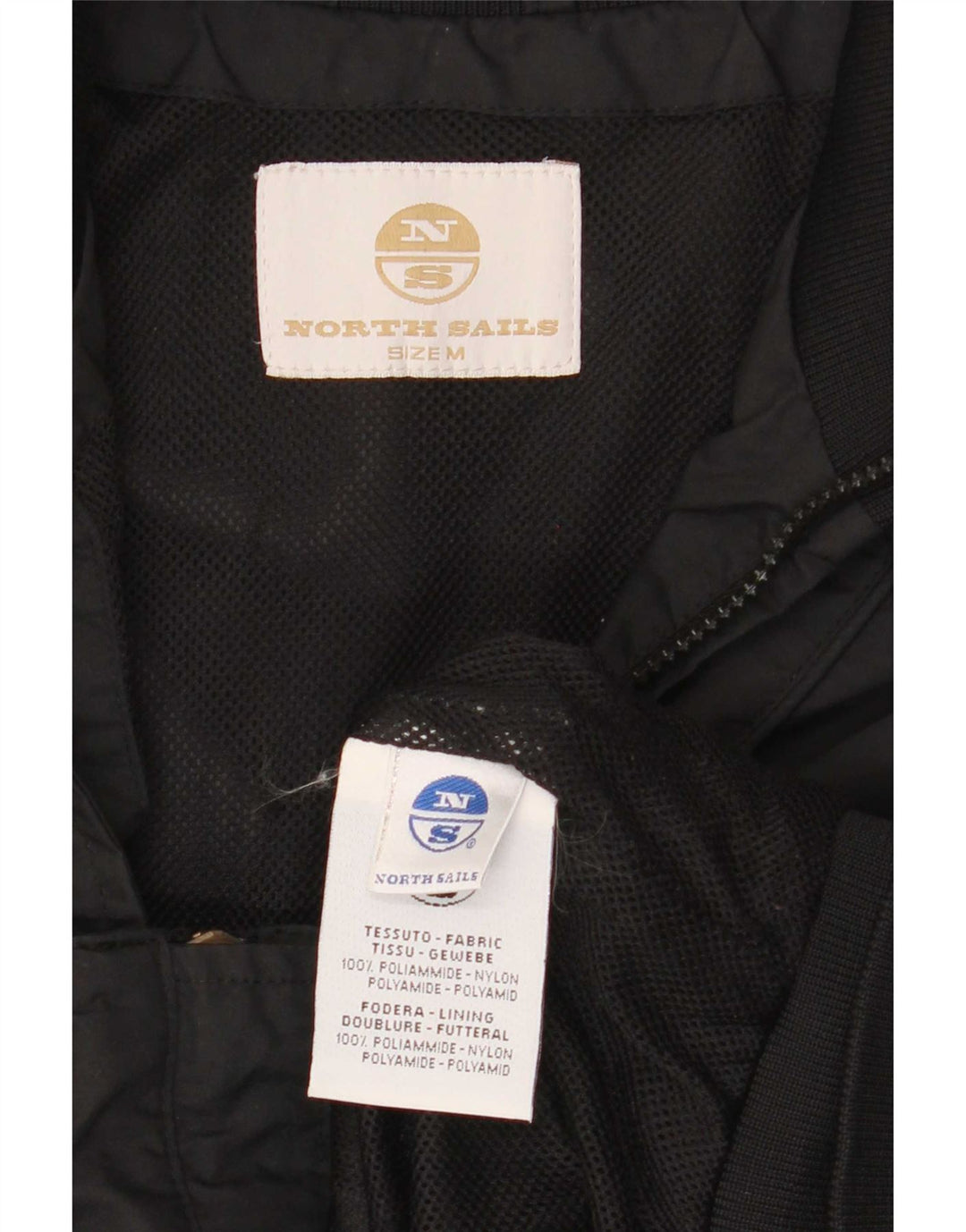 Chaqueta bomber para hombre North Sails ES 38 Mediana Negro Poliamida