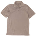 Under Armour Mens Heat Gear Polo Shirt Medium Grey Polyester