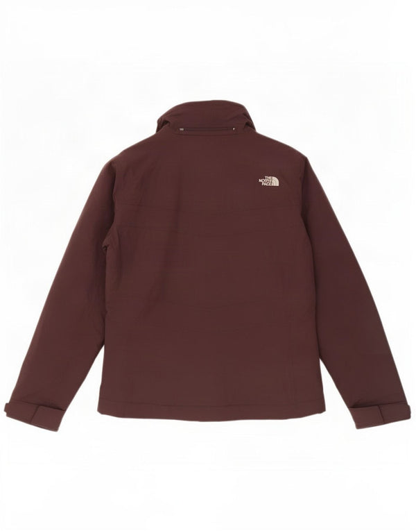 The North Face Womens Sherpa Windbreaker Jacket UK 16 Large Brown Nylon