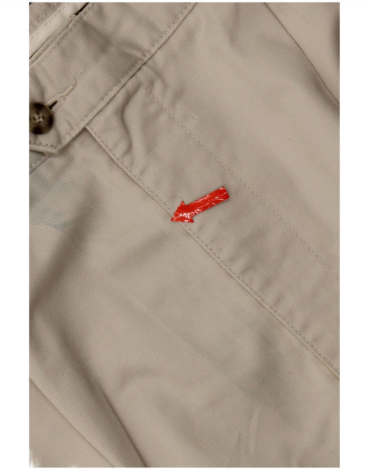 Dockers Mens Pegged Chino Shorts  W42 2XL Grey Cotton