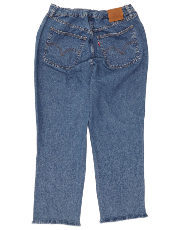 Levi's Womens Cropped Jeans W34 L26 Blue