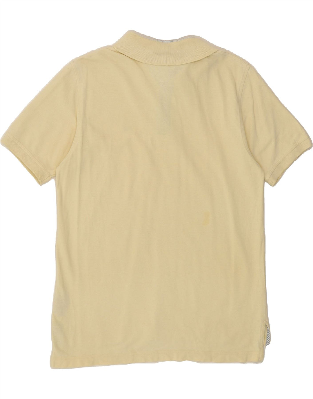 TOMMY HILFIGER Mens Polo Shirt Medium Yellow Cotton Vintage Tommy Hilfiger and Second-Hand Tommy Hilfiger from Messina Hembry 