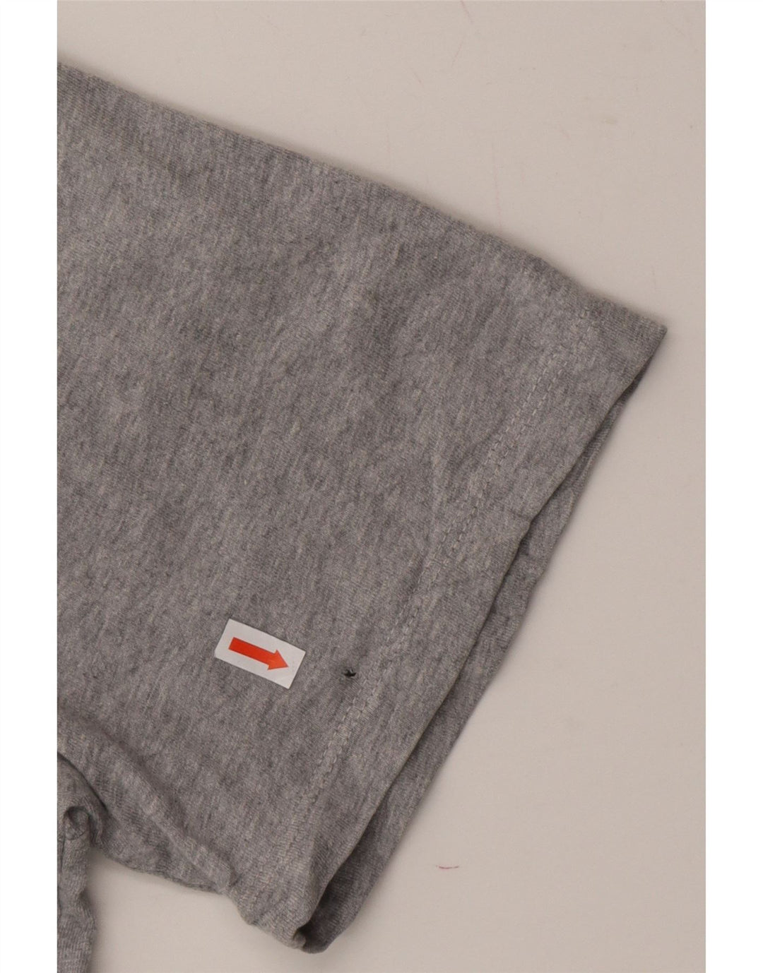 LEVI'S Womens Graphic T-Shirt Top UK 14 Medium Grey Cotton Vintage Levi's and Second-Hand Levi's from Messina Hembry 