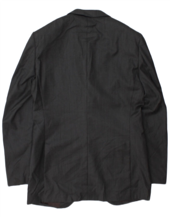 Zignone Mens 2 Button Blazer Jacket UK 38 Medium Grey