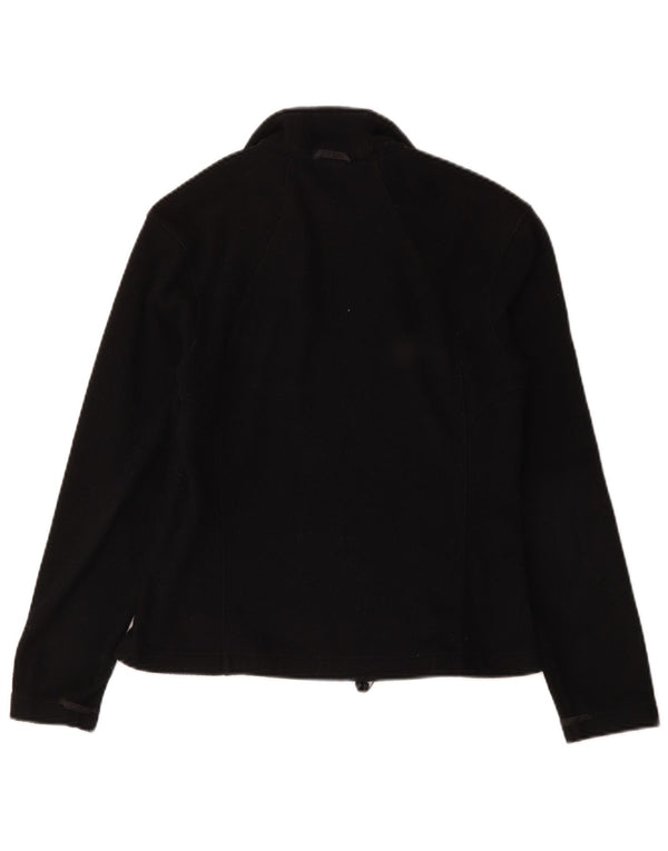 Jack Wolfskin Damen Fleecejacke UK 10 Small Schwarz Polyester