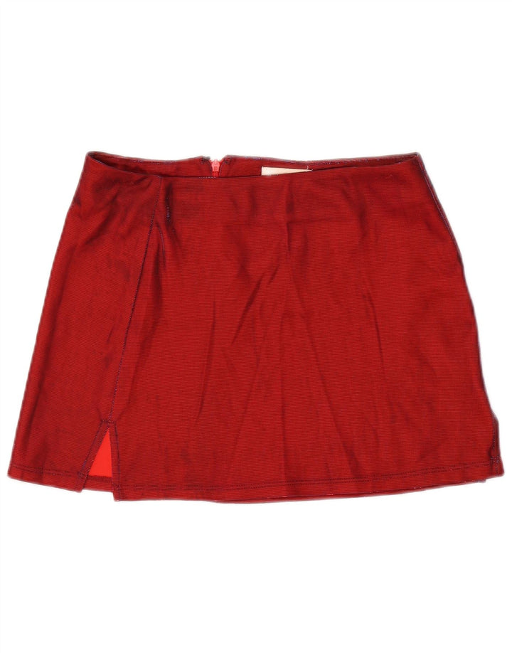 URBAN OUTFITTERS Womens Mini Skirt Small W28  Maroon Polyester