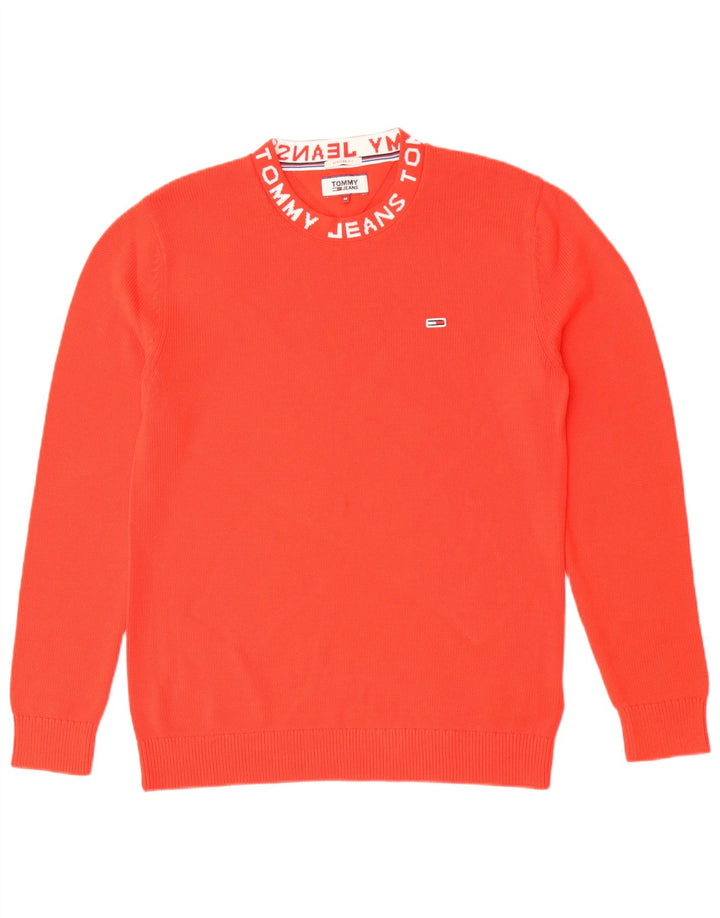Ανδρικό πουλόβερ Tommy Hilfiger Graphic Regular Fit Crew Neck Jumper Μεσαίο κόκκινο