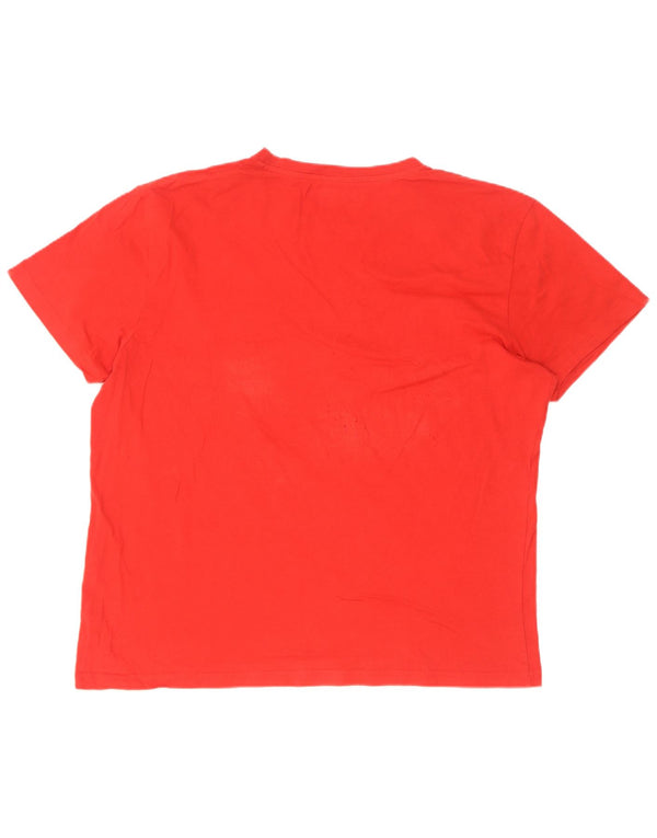 Kappa Mens T-Shirt Top 2XL Red