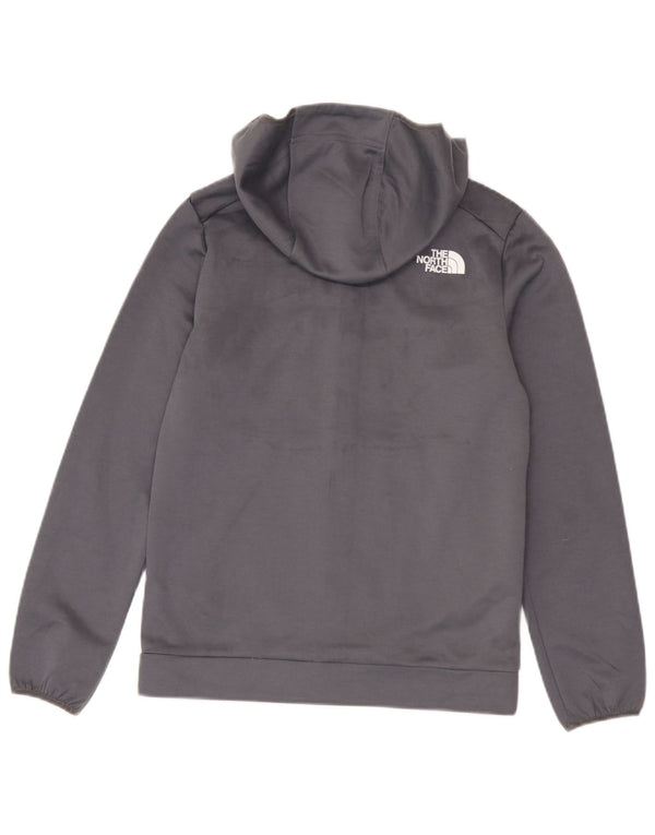 Felpa con cappuccio e zip per ragazzi The North Face 14-15 anni XL poliestere grigio