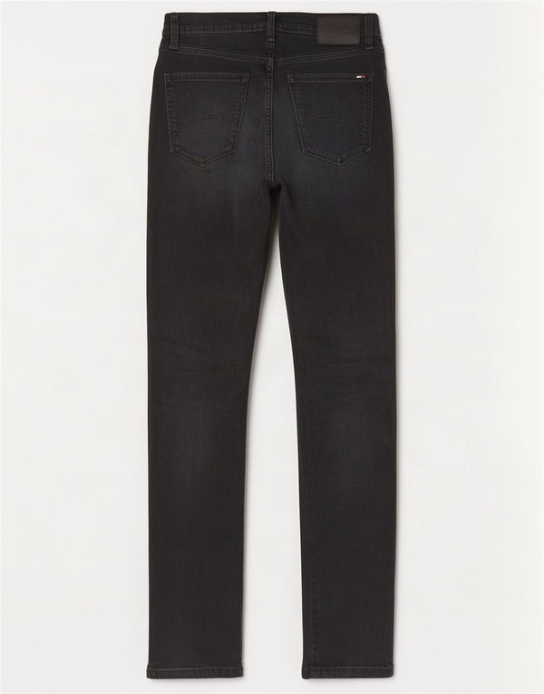 Tommy Hilfiger Womens Slim Jeans W30 L34 Black Cotton