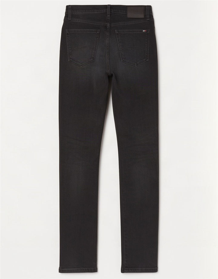 Tommy Hilfiger Womens Slim Jeans W30 L34 Black Cotton