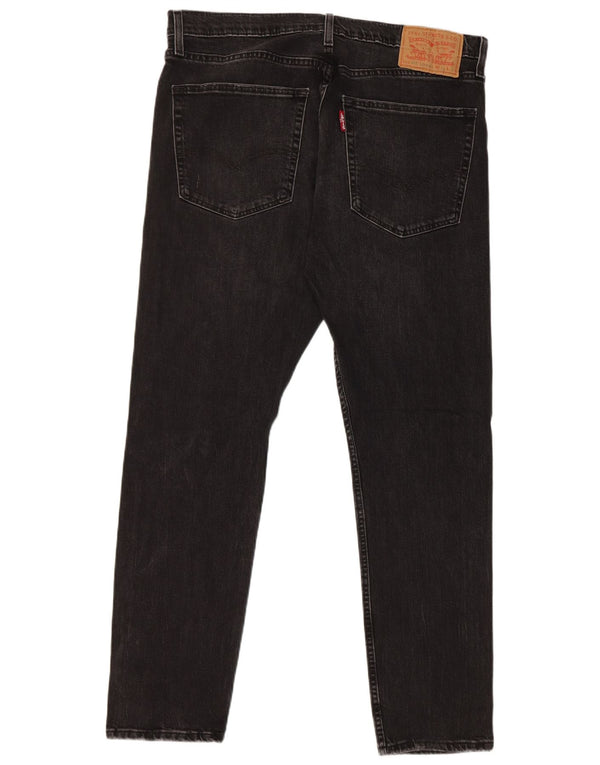Levi's Mens 512 Lo-Ball Slim Tapered Jeans W36 L32 Black Cotton