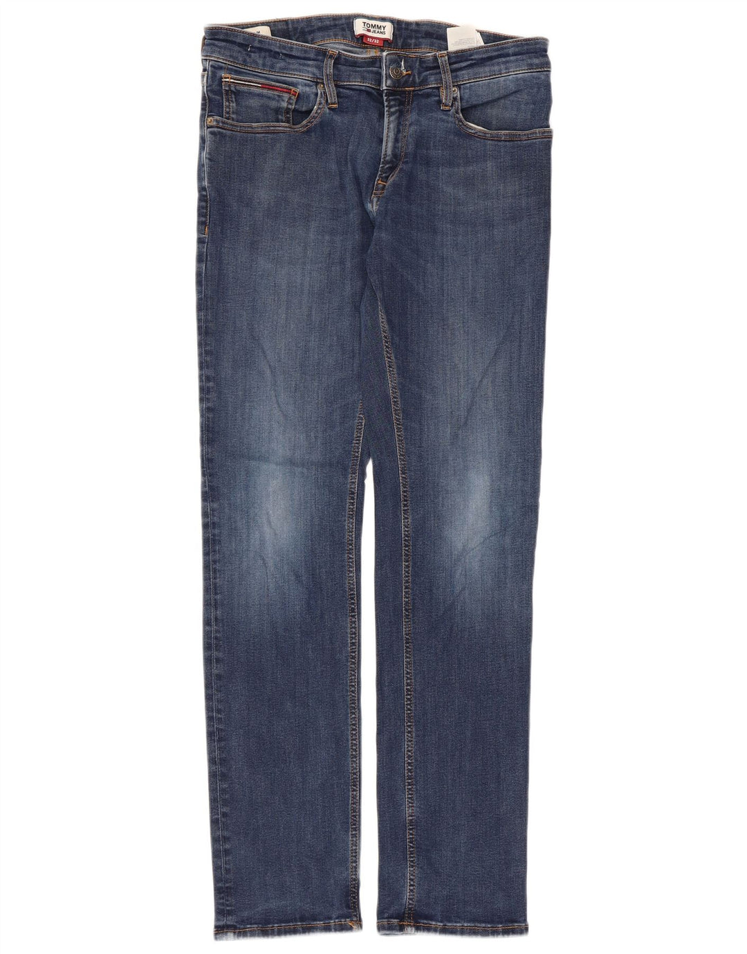 TOMMY HILFIGER Slim Jeans til mænd W32 L32 Blå Bomuld