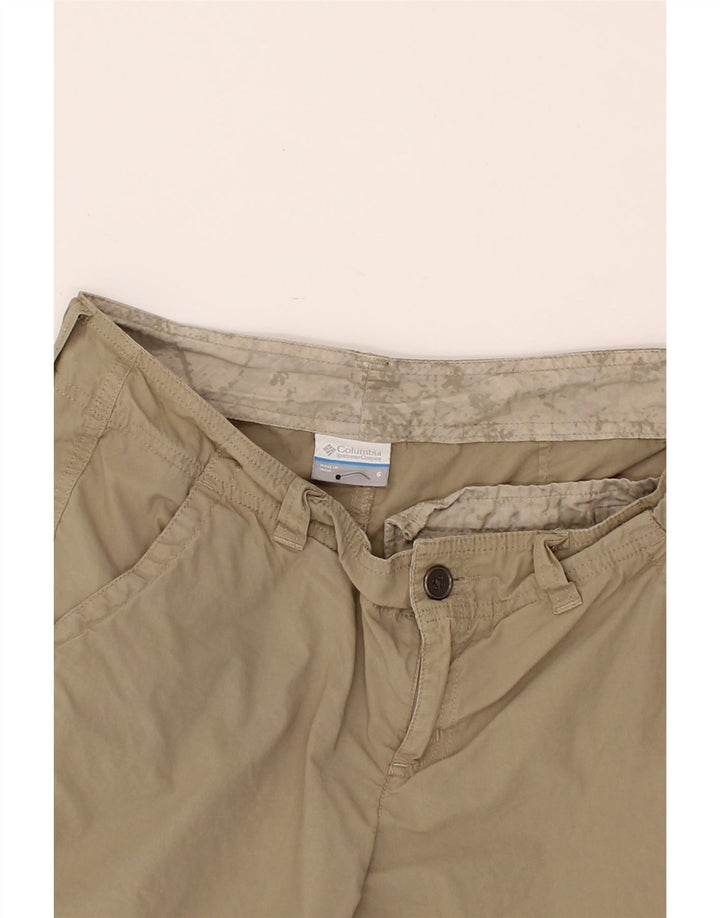 COLUMBIA Womens Chino Shorts US 6 Medium W30  Brown Cotton Vintage Columbia and Second-Hand Columbia from Messina Hembry 