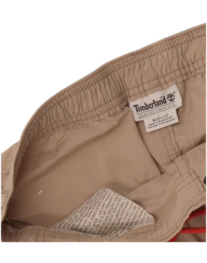 Timberland Mens Slim Chino Trousers W30 L32 Beige