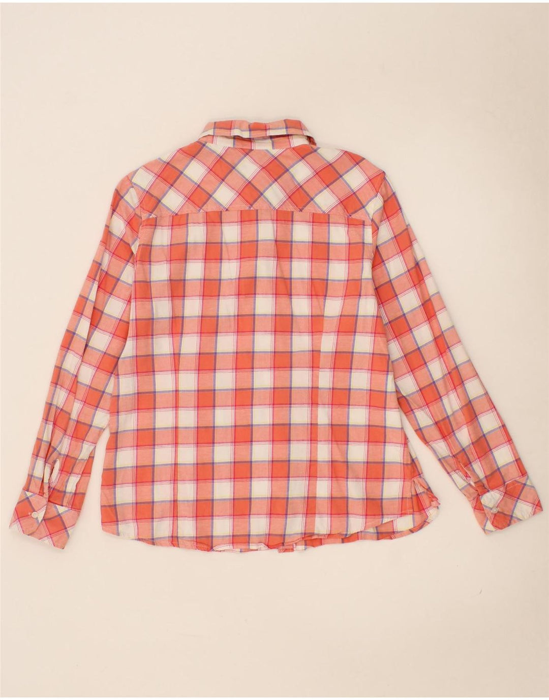 IZOD Womens Shirt UK 16 Large Red Check Cotton Vintage Izod and Second-Hand Izod from Messina Hembry 