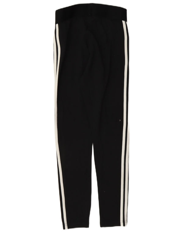 Adidas Dame Slim Fit Leggings UK 8/10 Small Black Bomuld