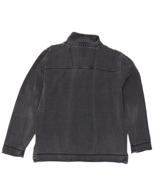Crew Clothing Muška majica s izrezom s patentnim zatvaračem XL tamnoplavi pamuk