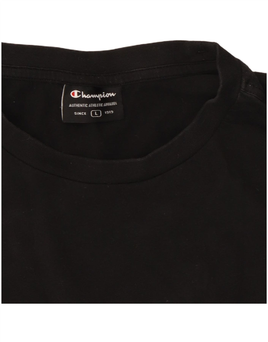 Champion Womens Vest Top UK 16 Large Black Cotton