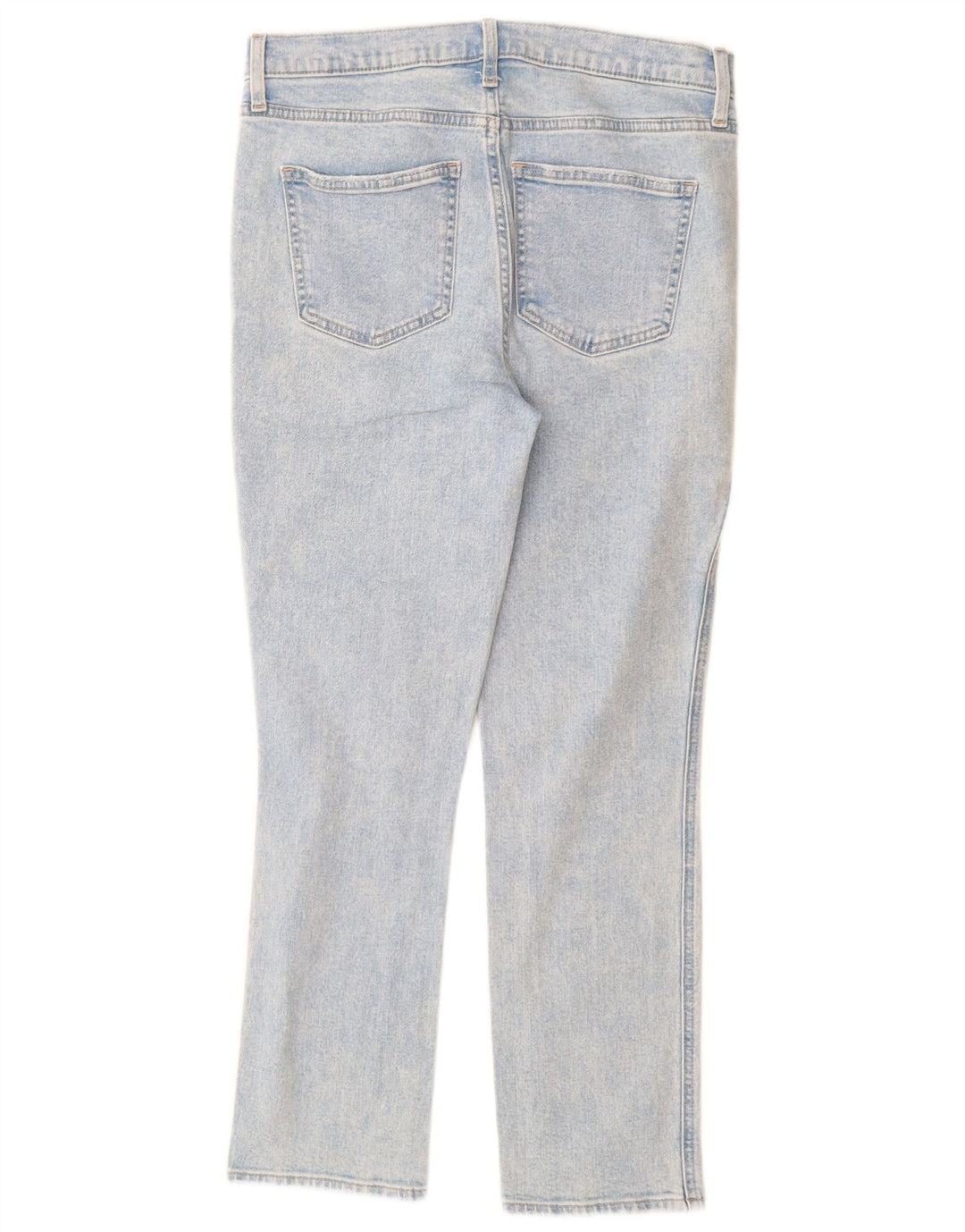 GAP Womens Distressed Mid Rise Slim Jeans W30 L27 Blue Cotton