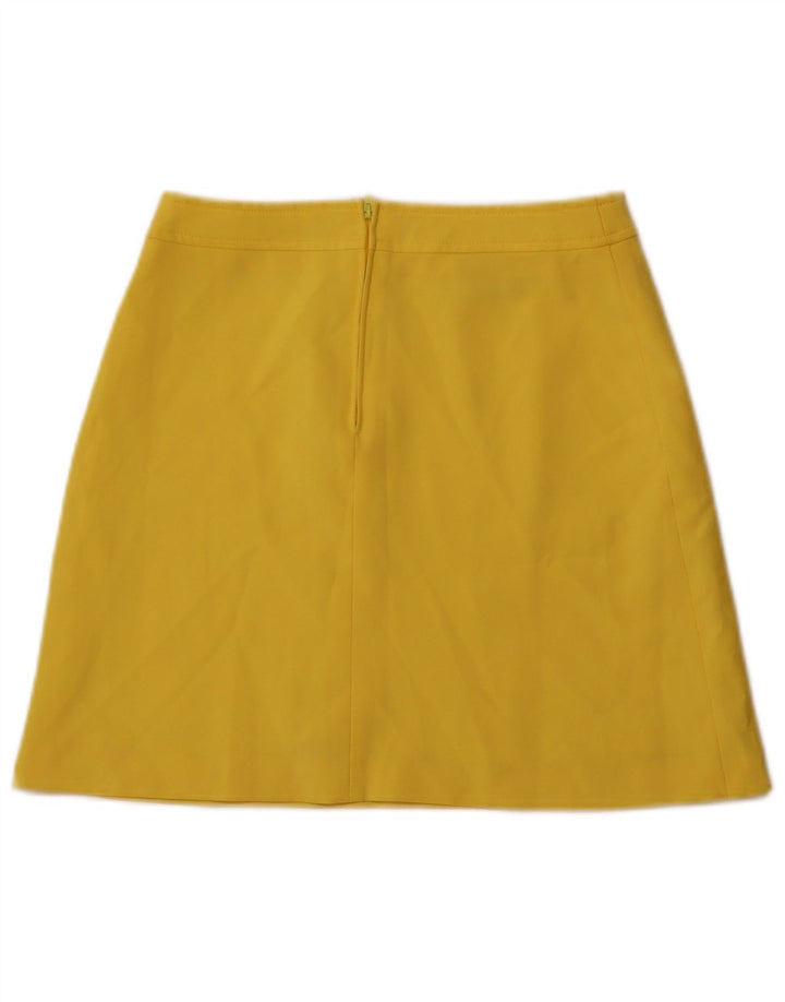 STEFANEL Womens Mini Skirt IT 38 XS W27 Yellow Polyester