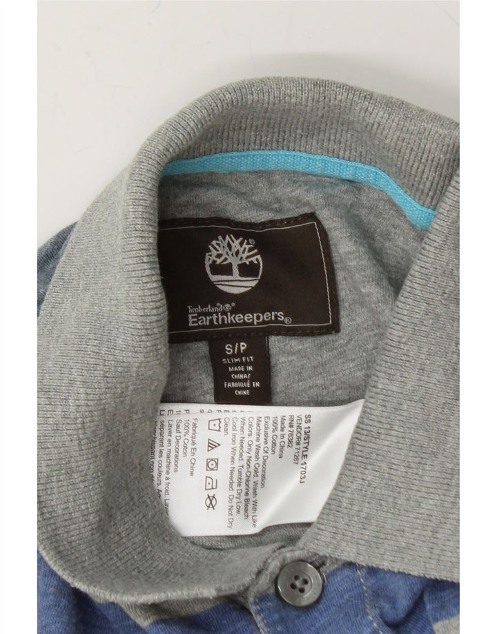 TIMBERLAND Mens Polo Shirt Small Multicoloured Striped Cotton Vintage Timberland and Second-Hand Timberland from Messina Hembry 