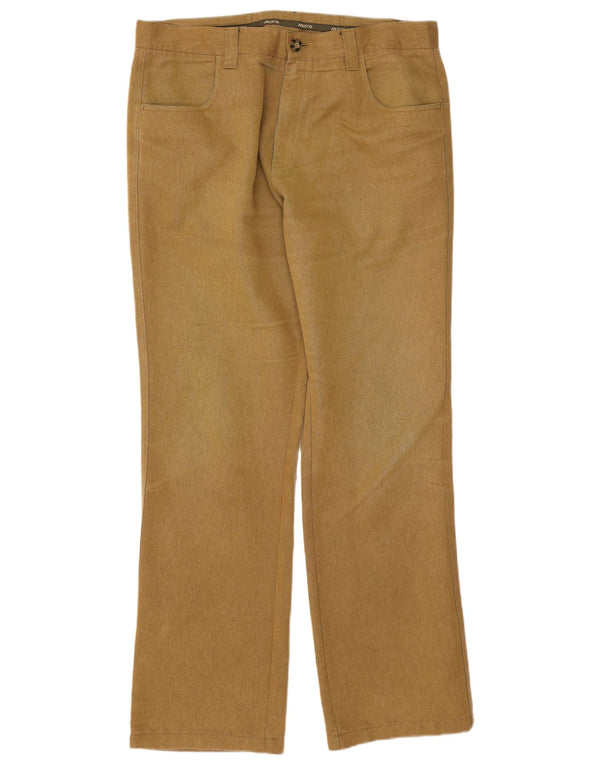Pantaloni casual dritti da uomo Musto W36 L31 in cotone beige