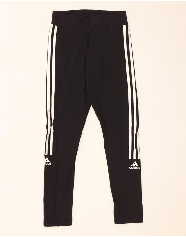 Adidas Womens Aeroready Leggings UK 4/6 XS Black Cotton