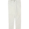 NORTH SAILS Womens Straight Jeans W30 L32 White Cotton | Vintage North Sails | Thrift | Second-Hand North Sails | Used Clothing | Messina Hembry 