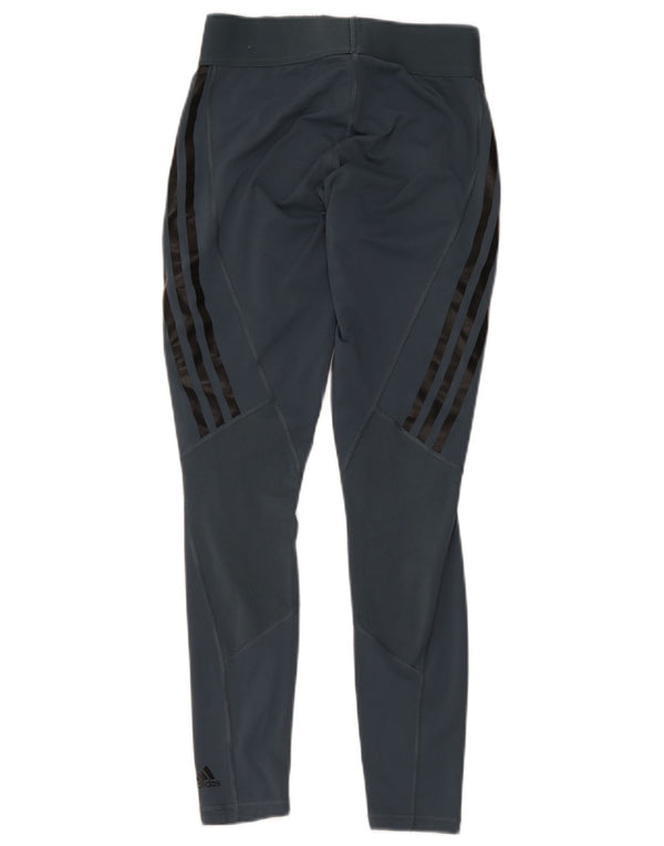 Adidas Damen Aeroready Leggings UK 8/10 Small Grau